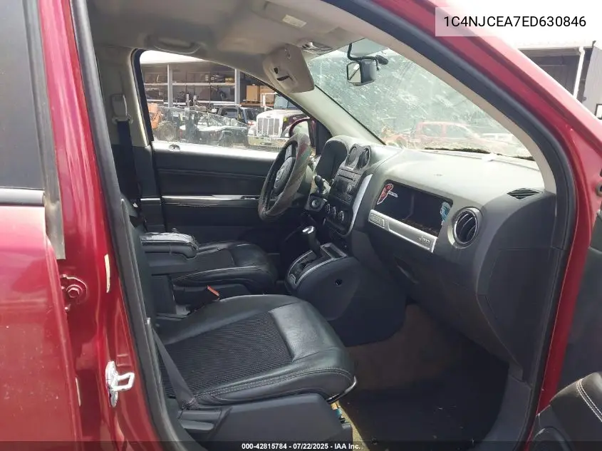 2014 Jeep Compass Latitude VIN: 1C4NJCEA7ED630846 Lot: 42815784