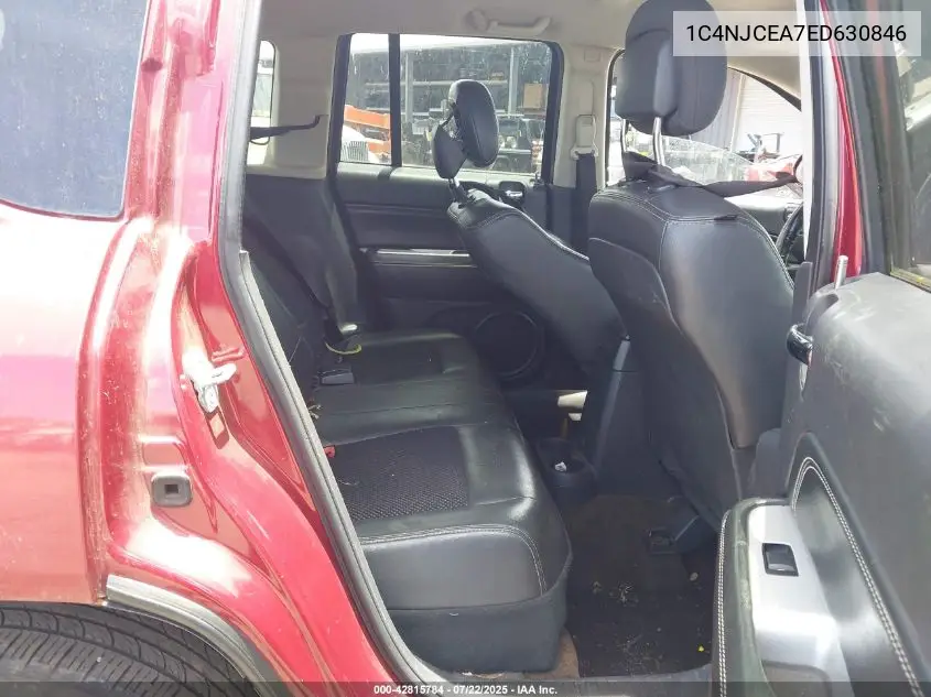 2014 Jeep Compass Latitude VIN: 1C4NJCEA7ED630846 Lot: 42815784