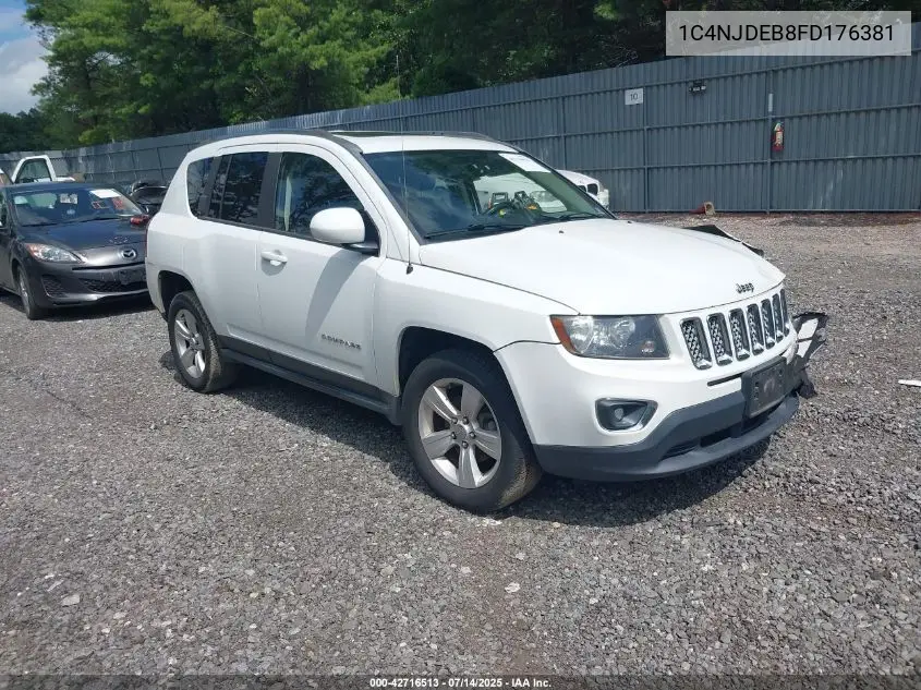 2015 Jeep Compass High Altitude Edition VIN: 1C4NJDEB8FD176381 Lot: 42716513