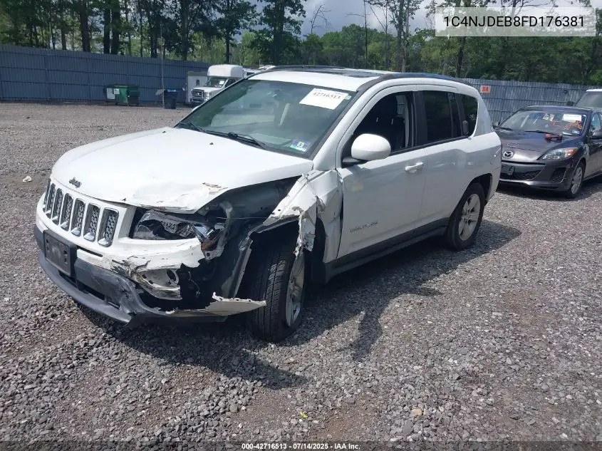 2015 Jeep Compass High Altitude Edition VIN: 1C4NJDEB8FD176381 Lot: 42716513