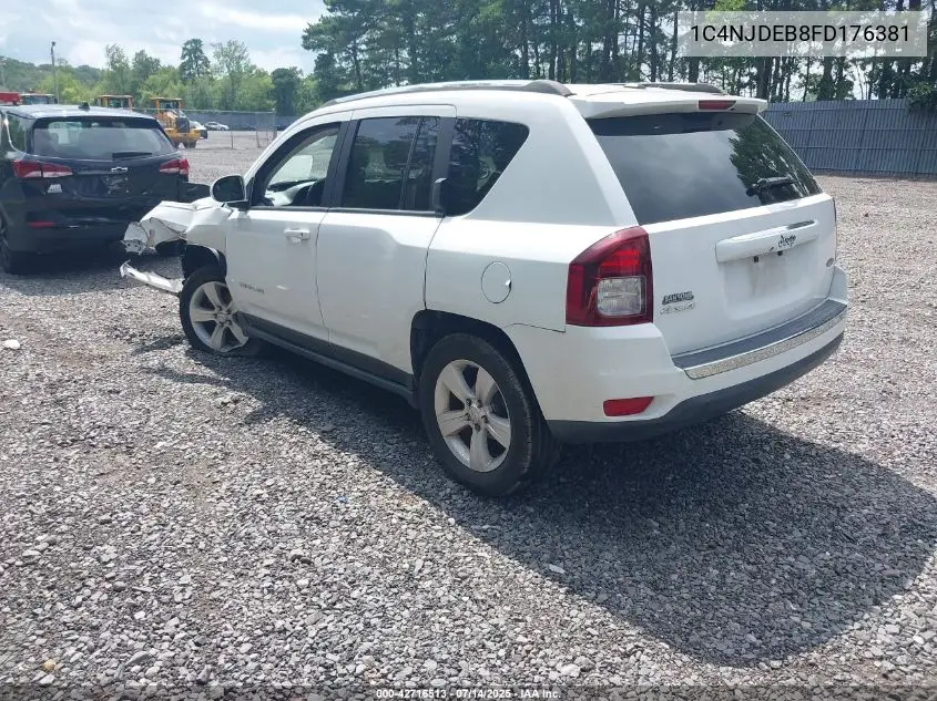 2015 Jeep Compass High Altitude Edition VIN: 1C4NJDEB8FD176381 Lot: 42716513