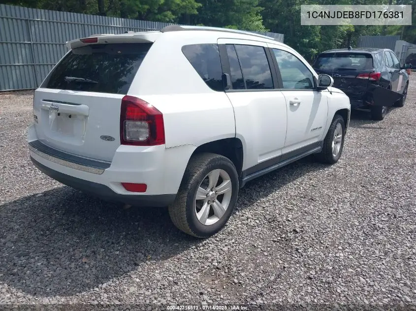 2015 Jeep Compass High Altitude Edition VIN: 1C4NJDEB8FD176381 Lot: 42716513