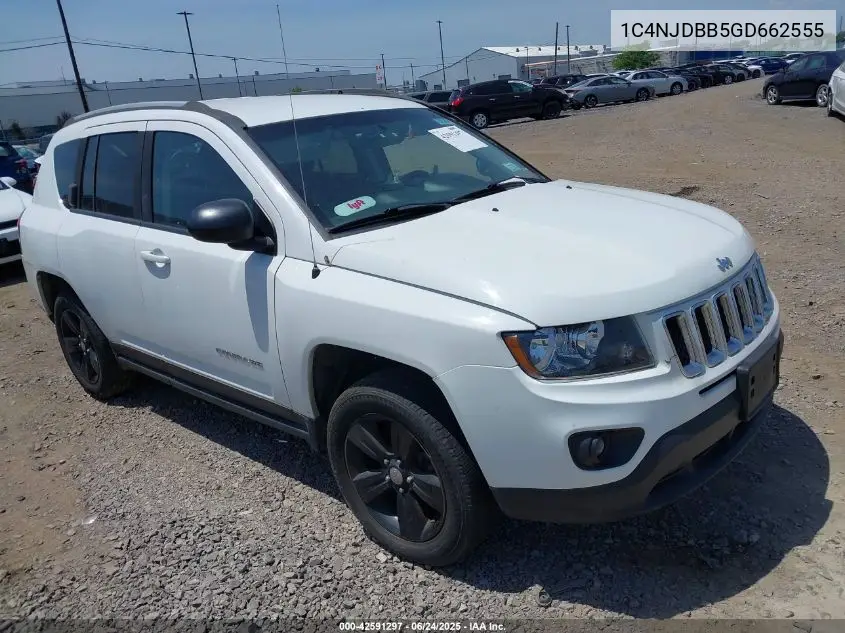 2016 Jeep Compass Sport VIN: 1C4NJDBB5GD662555 Lot: 42591297