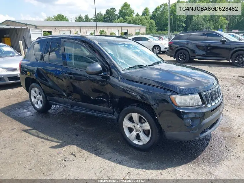 2016 Jeep Compass Sport VIN: 1C4NJCBA8GD628482 Lot: 42733669