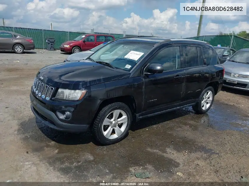 2016 Jeep Compass Sport VIN: 1C4NJCBA8GD628482 Lot: 42733669