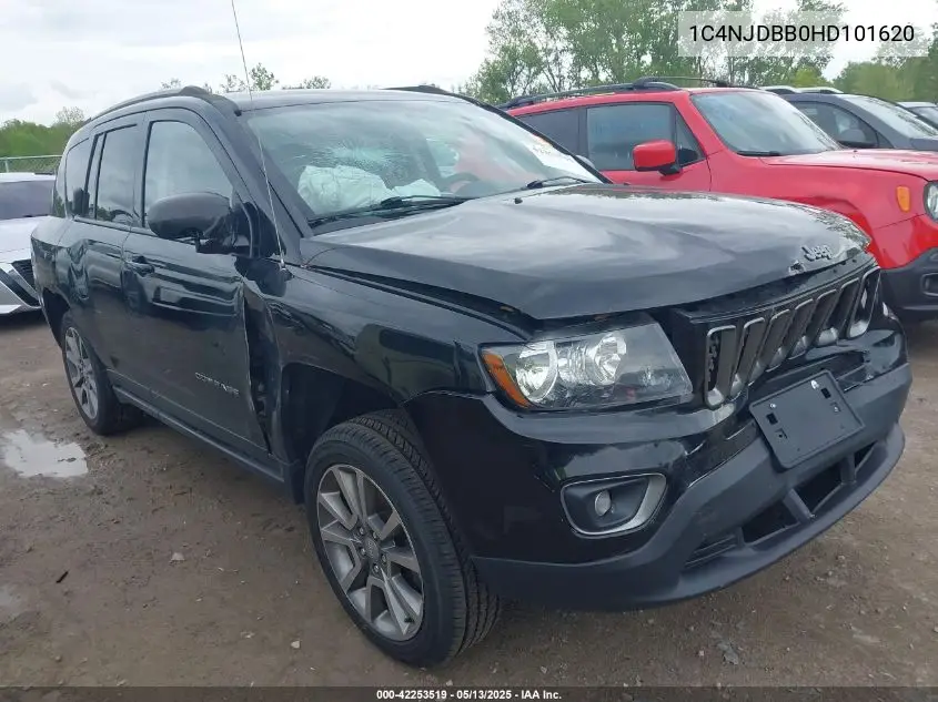 2017 Jeep Compass Sport Se 4X4 VIN: 1C4NJDBB0HD101620 Lot: 42253519