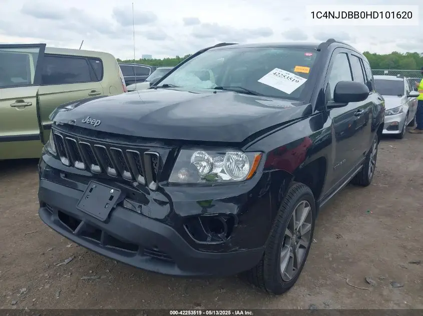 2017 Jeep Compass Sport Se 4X4 VIN: 1C4NJDBB0HD101620 Lot: 42253519