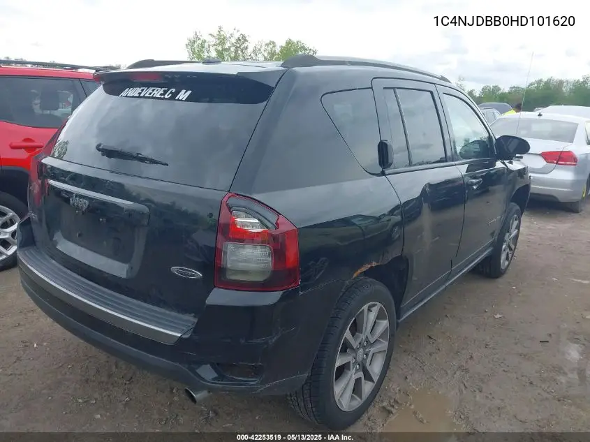 2017 Jeep Compass Sport Se 4X4 VIN: 1C4NJDBB0HD101620 Lot: 42253519