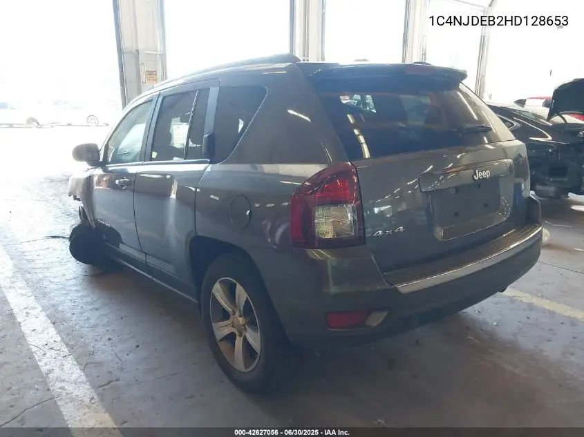 2017 Jeep Compass High Altitude 4X4 VIN: 1C4NJDEB2HD128653 Lot: 42627056