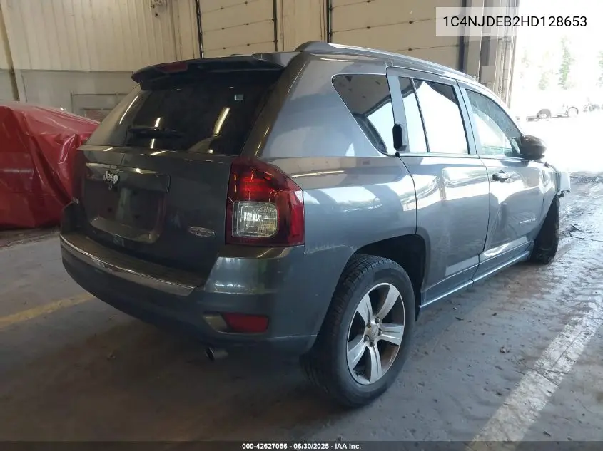 2017 Jeep Compass High Altitude 4X4 VIN: 1C4NJDEB2HD128653 Lot: 42627056