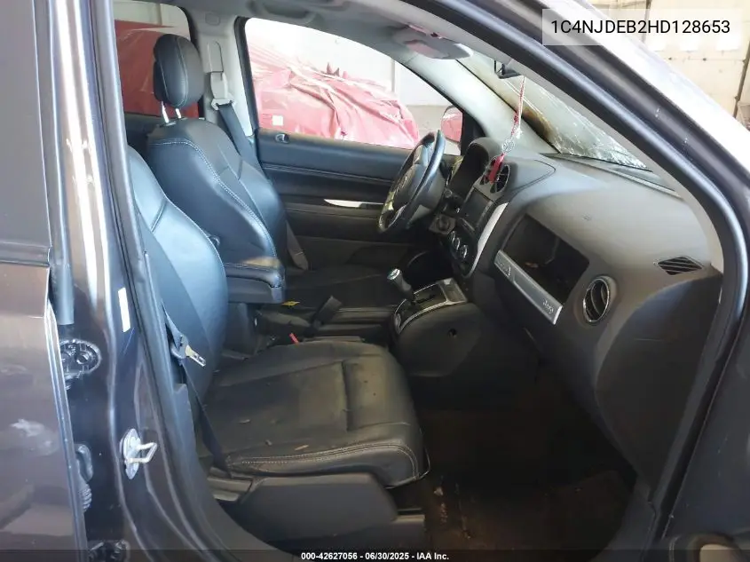 2017 Jeep Compass High Altitude 4X4 VIN: 1C4NJDEB2HD128653 Lot: 42627056