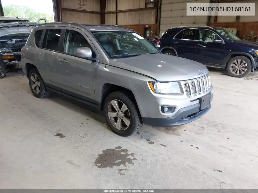 2017 Jeep Compass Latitude VIN: 1C4NJDEB5HD168161 Lot: 42695006