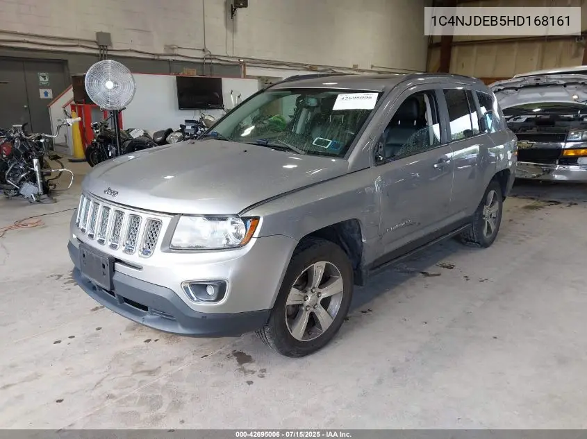 2017 Jeep Compass Latitude VIN: 1C4NJDEB5HD168161 Lot: 42695006