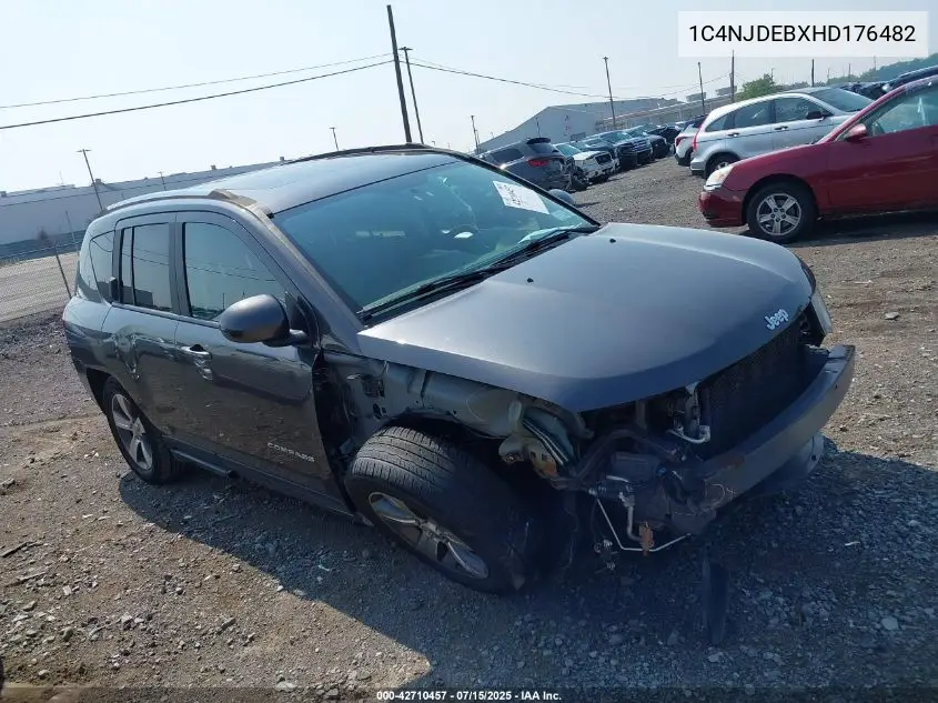 2017 Jeep Compass High Altitude 4X4 VIN: 1C4NJDEBXHD176482 Lot: 42710457