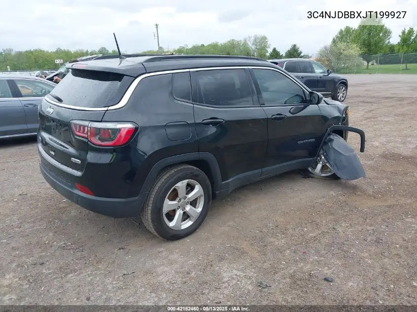 2018 Jeep Compass Latitude 4X4 VIN: 3C4NJDBBXJT199927 Lot: 42182460