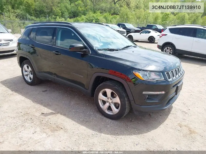 2018 Jeep Compass Latitude 4X4 VIN: 3C4NJDBB7JT138910 Lot: 42263788
