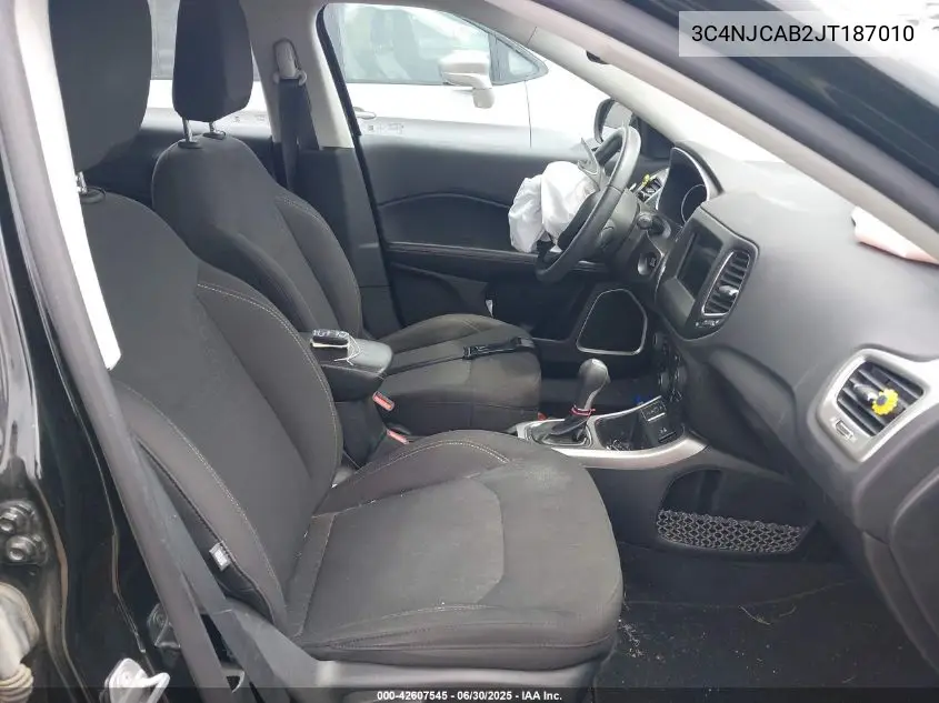 2018 Jeep Compass Sport VIN: 3C4NJCAB2JT187010 Lot: 42607545