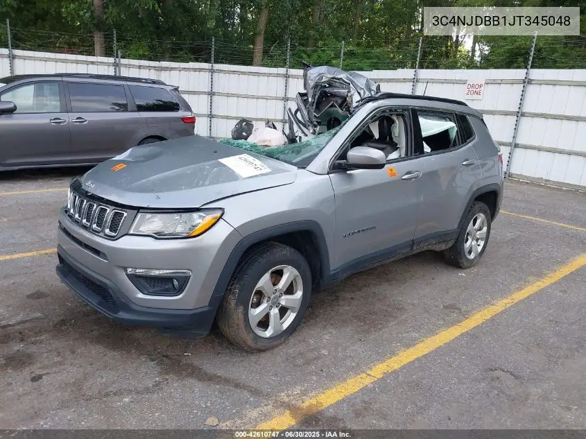 2018 Jeep Compass Latitude 4X4 VIN: 3C4NJDBB1JT345048 Lot: 42610747