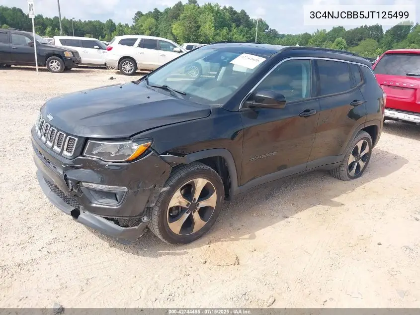 2018 Jeep Compass Latitude Fwd VIN: 3C4NJCBB5JT125499 Lot: 42744455