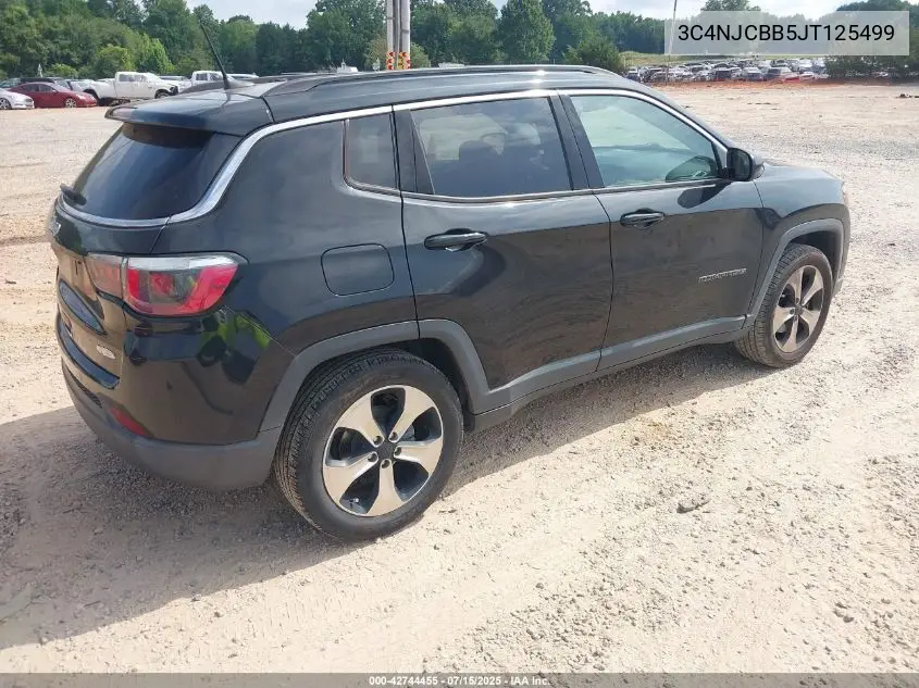 2018 Jeep Compass Latitude Fwd VIN: 3C4NJCBB5JT125499 Lot: 42744455