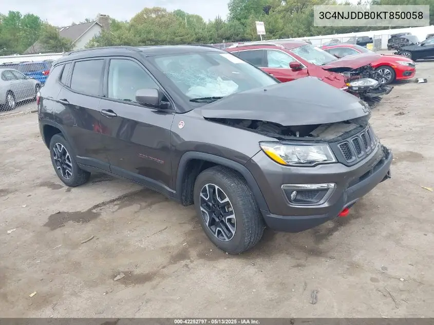 2019 Jeep Compass Trailhawk 4X4 VIN: 3C4NJDDB0KT850058 Lot: 42252797