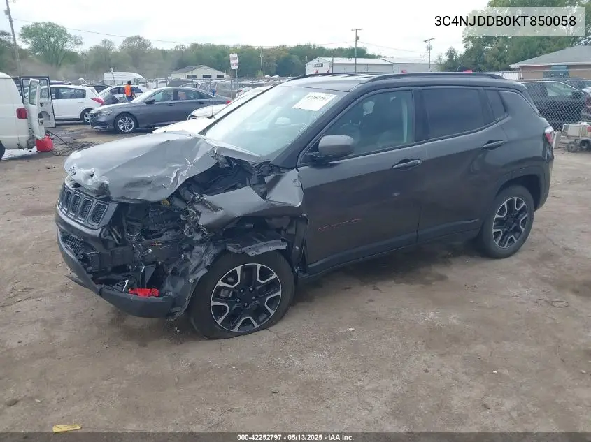 2019 Jeep Compass Trailhawk 4X4 VIN: 3C4NJDDB0KT850058 Lot: 42252797