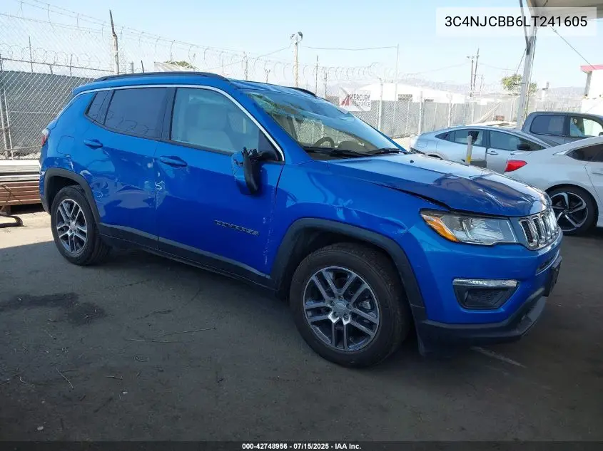 2020 Jeep Compass Sun And Safety Fwd VIN: 3C4NJCBB6LT241605 Lot: 42748956