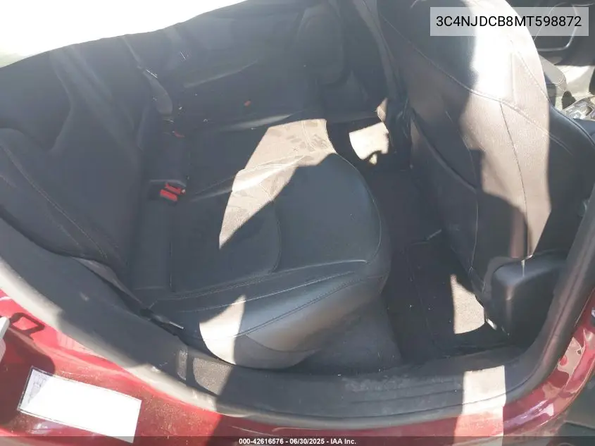2021 Jeep Compass Limited 4X4 VIN: 3C4NJDCB8MT598872 Lot: 42616576