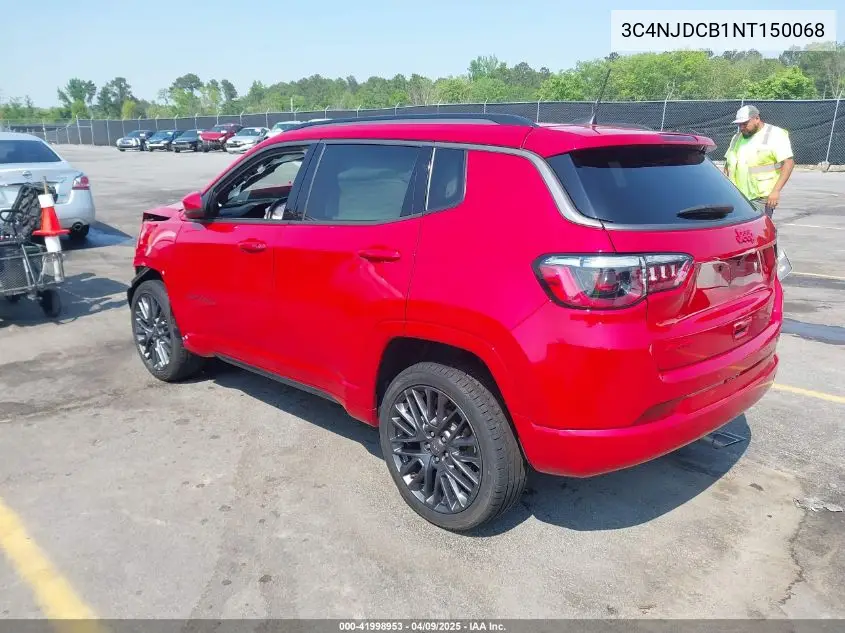 2022 Jeep Compass (Red) Edition 4X4 VIN: 3C4NJDCB1NT150068 Lot: 41998953