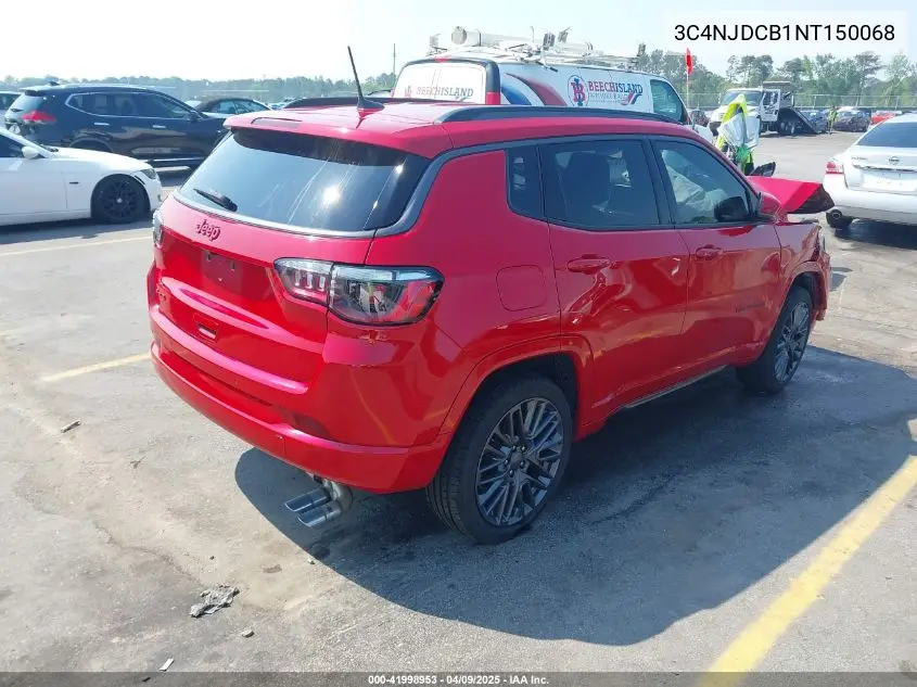 2022 Jeep Compass (Red) Edition 4X4 VIN: 3C4NJDCB1NT150068 Lot: 41998953
