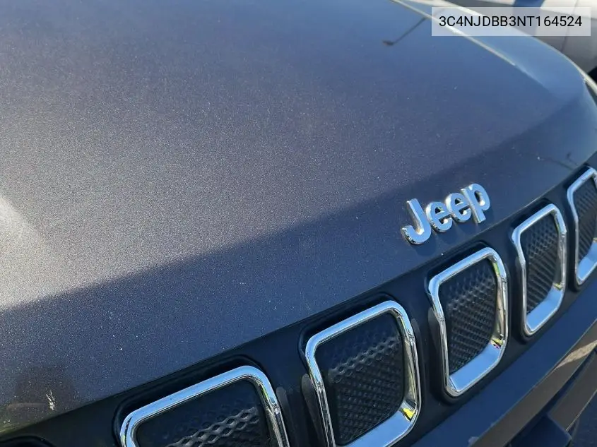 2022 Jeep Compass Latitude 4X4 VIN: 3C4NJDBB3NT164524 Lot: 42678001