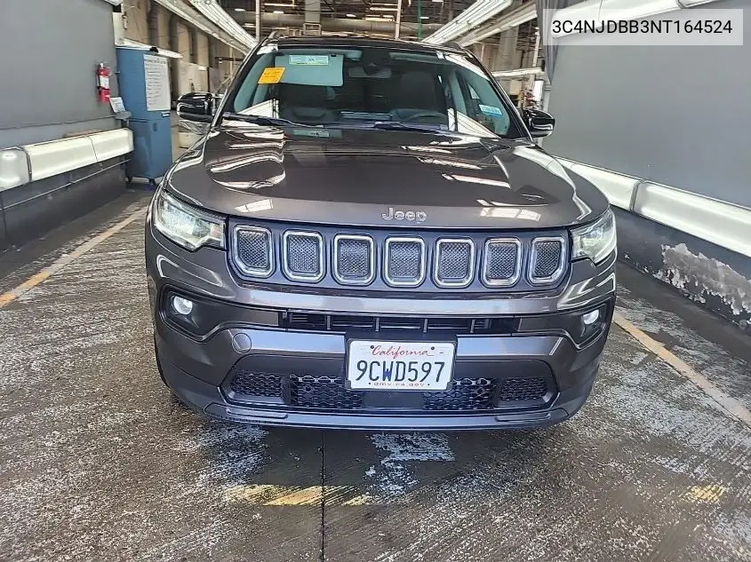 2022 Jeep Compass Latitude 4X4 VIN: 3C4NJDBB3NT164524 Lot: 42678001