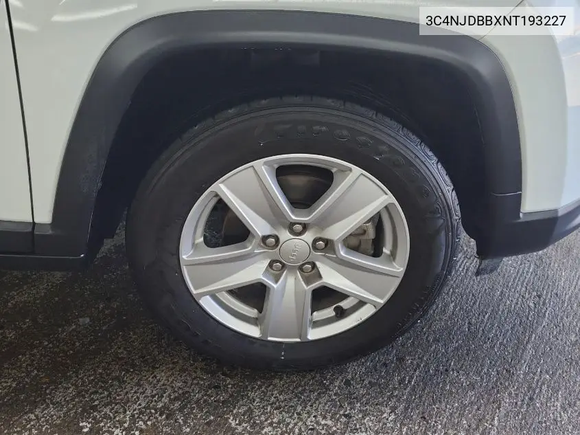 2022 Jeep Compass Latitude 4X4 VIN: 3C4NJDBBXNT193227 Lot: 42678012