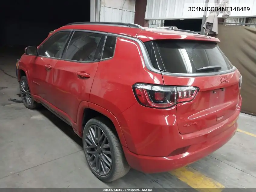 2022 Jeep Compass (Red) Edition 4X4 VIN: 3C4NJDCB4NT148489 Lot: 42754315