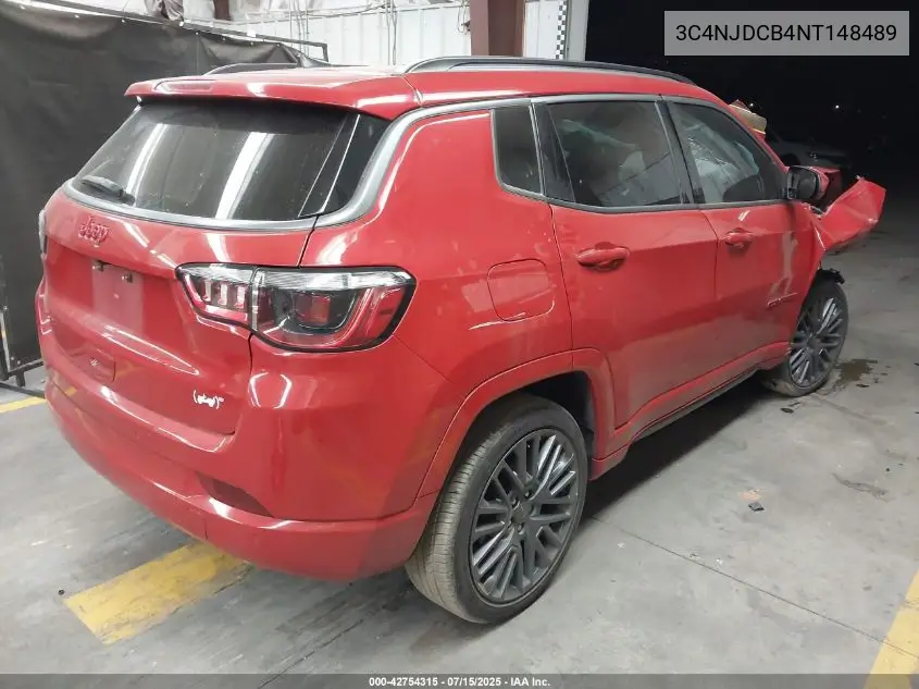 2022 Jeep Compass (Red) Edition 4X4 VIN: 3C4NJDCB4NT148489 Lot: 42754315