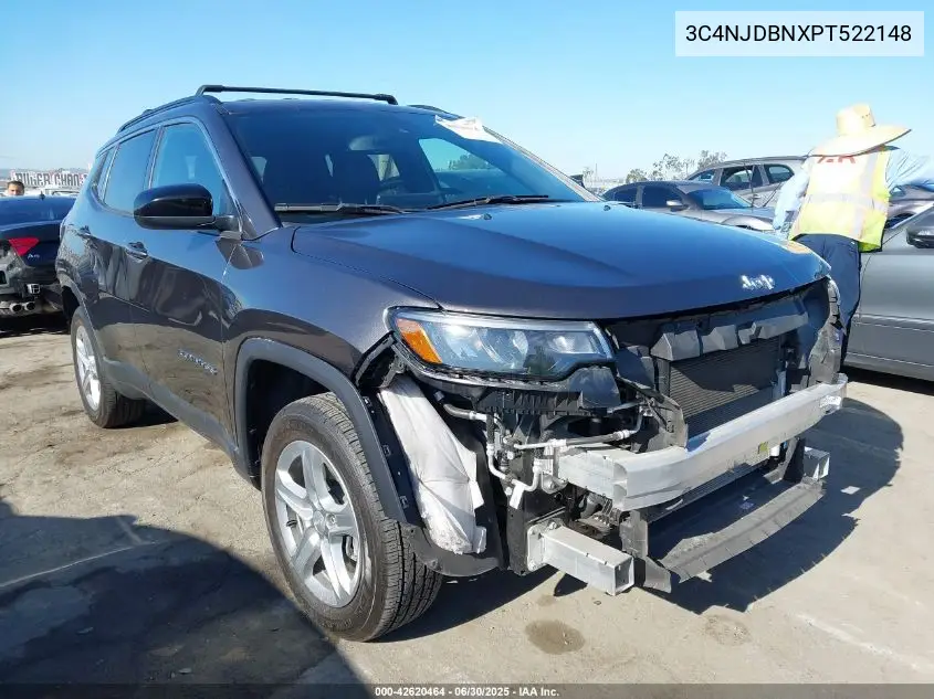 2023 Jeep Compass Latitude 4X4 VIN: 3C4NJDBNXPT522148 Lot: 42620464