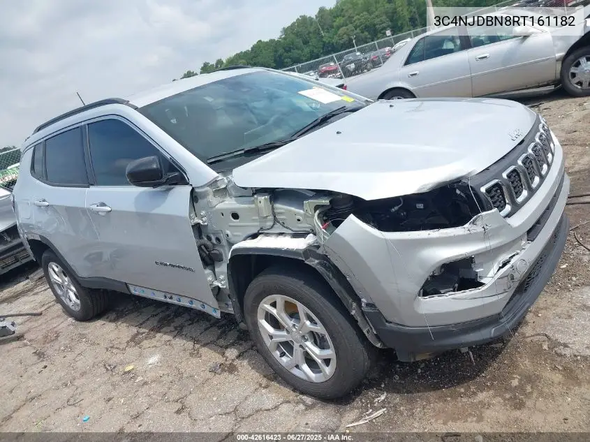 2024 Jeep Compass Latitude 4X4 VIN: 3C4NJDBN8RT161182 Lot: 42616423