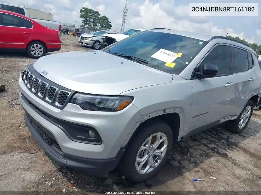 2024 Jeep Compass Latitude 4X4 VIN: 3C4NJDBN8RT161182 Lot: 42616423