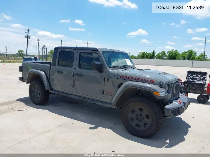 2020 Jeep Gladiator Mojave 4X4 VIN: 1C6JJTEG3LL202639 Lot: 42239807