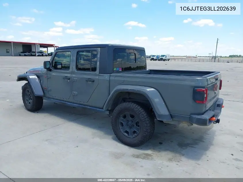 2020 Jeep Gladiator Mojave 4X4 VIN: 1C6JJTEG3LL202639 Lot: 42239807