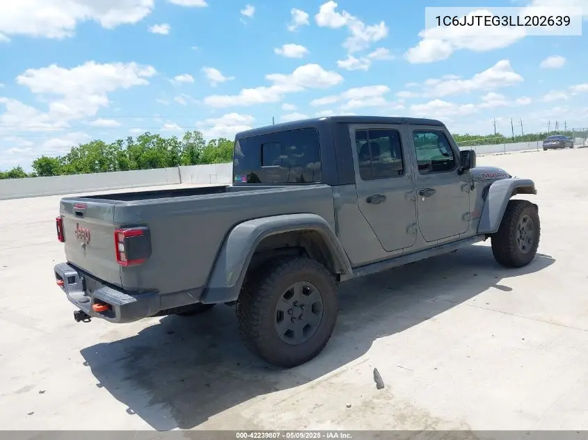 2020 Jeep Gladiator Mojave 4X4 VIN: 1C6JJTEG3LL202639 Lot: 42239807