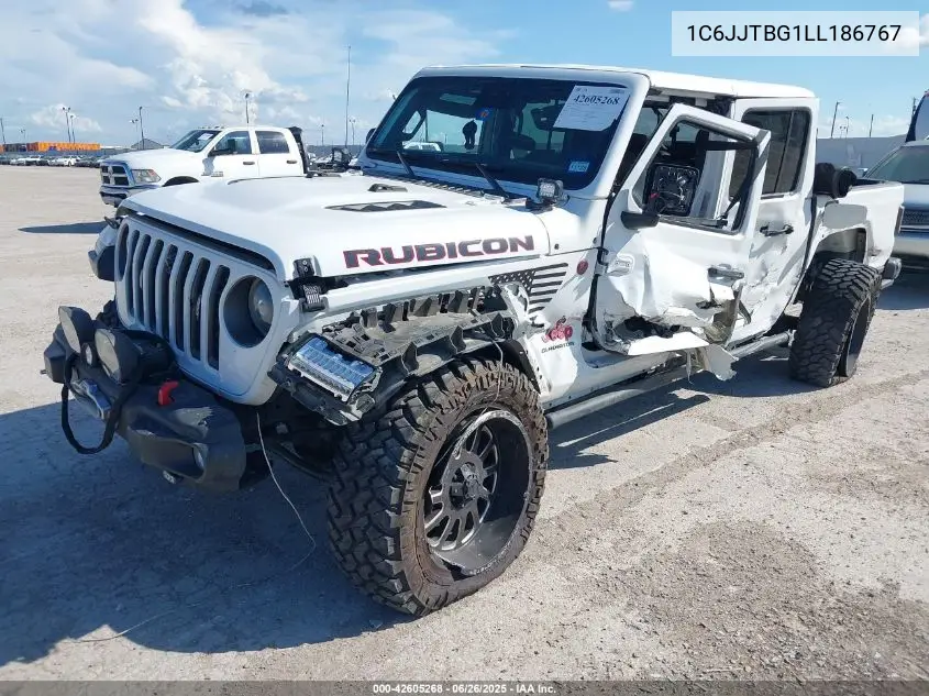 2020 Jeep Gladiator Rubicon 4X4 VIN: 1C6JJTBG1LL186767 Lot: 42605268