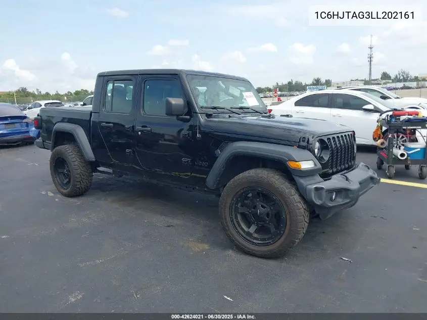 2020 Jeep Gladiator Sport 4X4 VIN: 1C6HJTAG3LL202161 Lot: 42624021