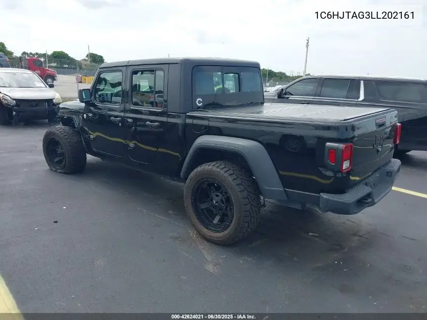 2020 Jeep Gladiator Sport 4X4 VIN: 1C6HJTAG3LL202161 Lot: 42624021