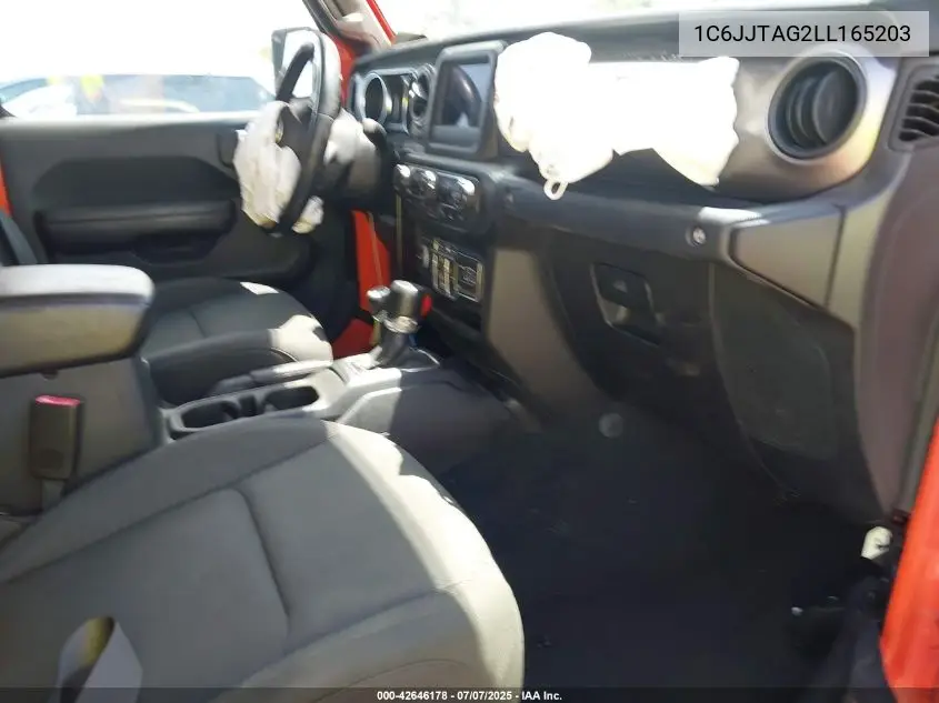 2020 Jeep Gladiator Sport S 4X4 VIN: 1C6JJTAG2LL165203 Lot: 42646178