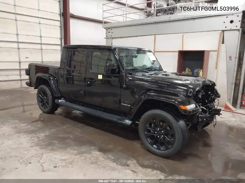 2021 Jeep Gladiator High Altitude 4X4 VIN: 1C6HJTFG0ML503996 Lot: 42217341