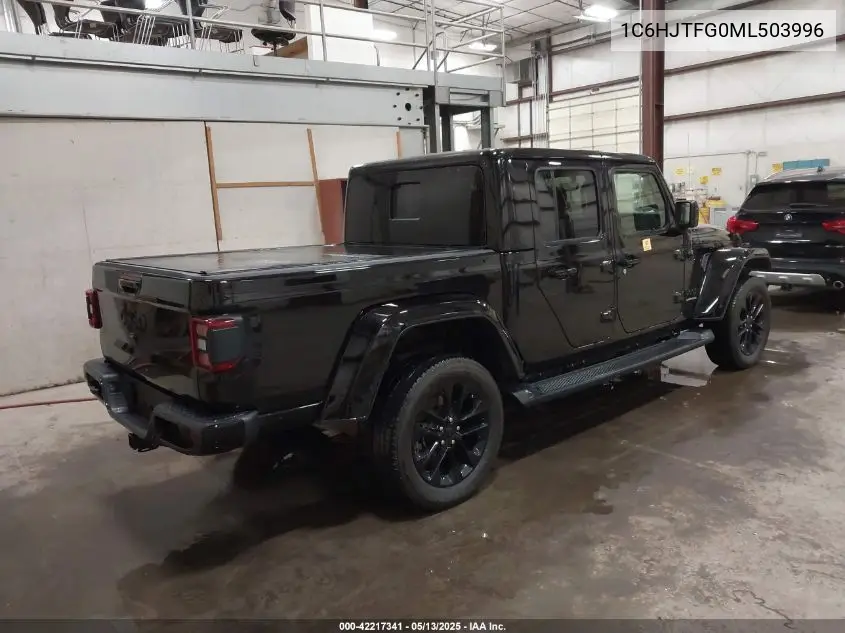 2021 Jeep Gladiator High Altitude 4X4 VIN: 1C6HJTFG0ML503996 Lot: 42217341