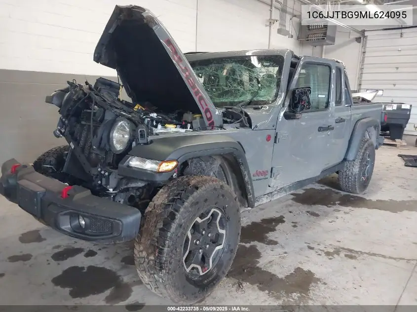2021 Jeep Gladiator Rubicon 4X4 VIN: 1C6JJTBG9ML624095 Lot: 42233735