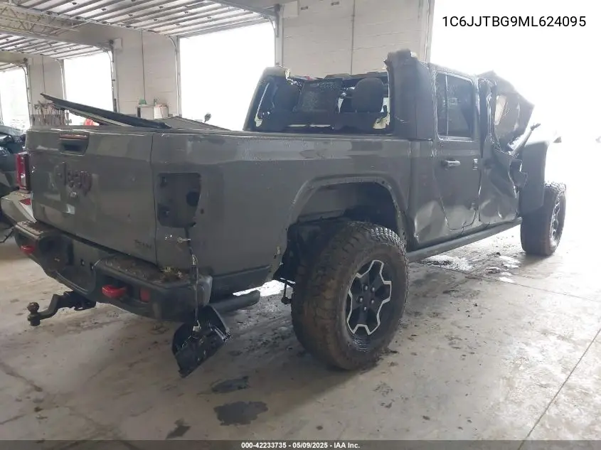 2021 Jeep Gladiator Rubicon 4X4 VIN: 1C6JJTBG9ML624095 Lot: 42233735