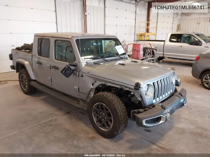 2021 Jeep Gladiator Overland 4X4 VIN: 1C6HJTFG1ML556741 Lot: 42240680